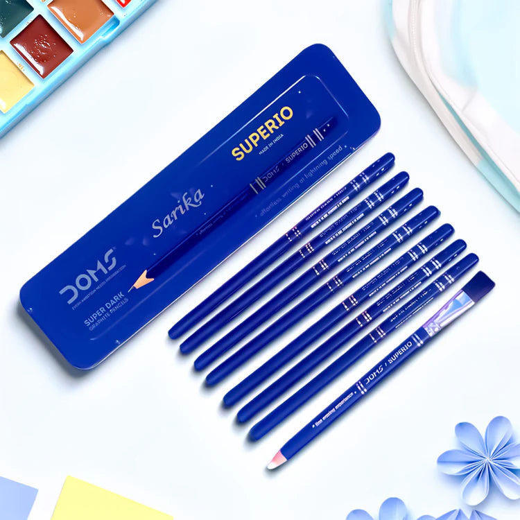 DOMS Superio Personalized Graphite Tin Set