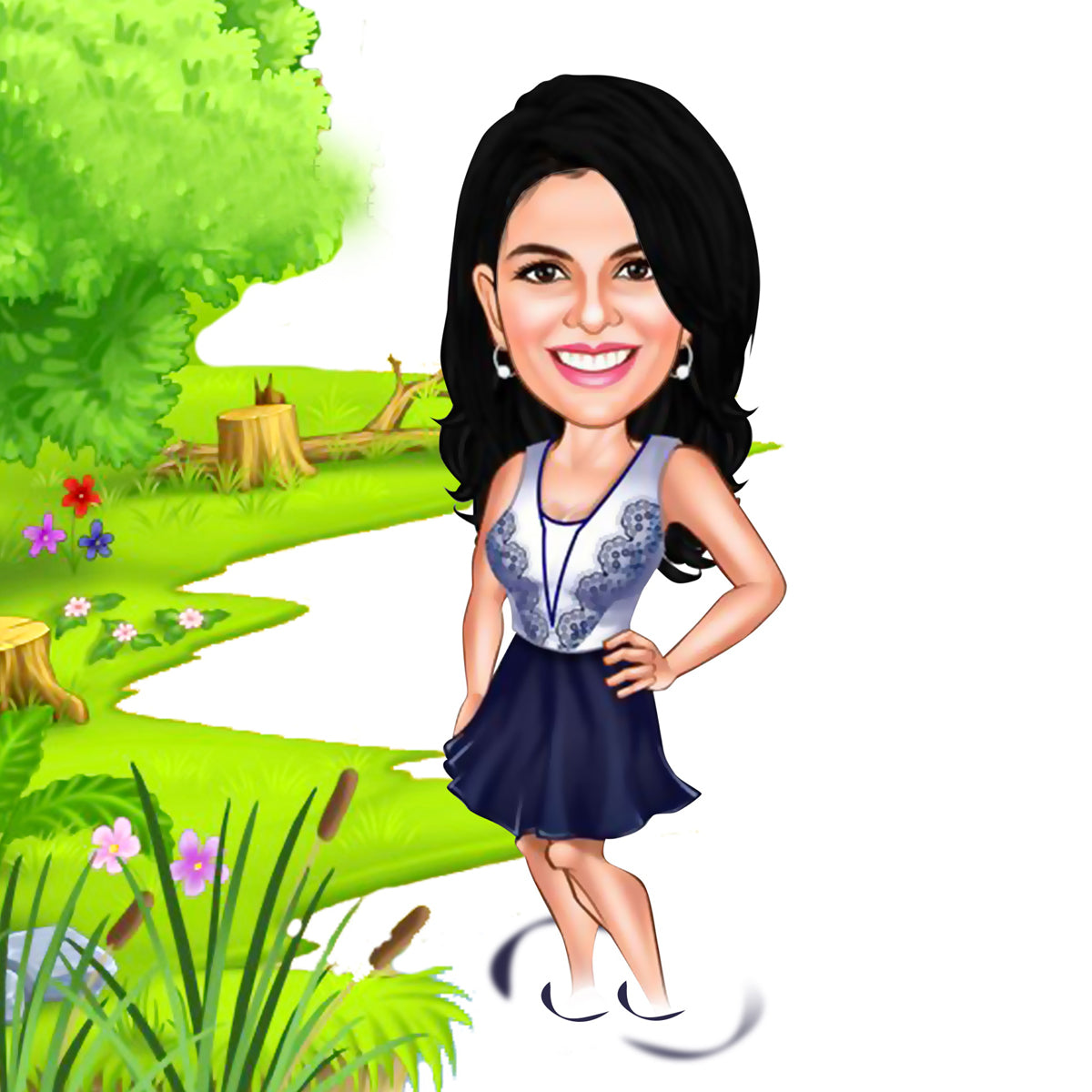Girl Caricature 2