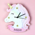 Magical Dreams Personalized Unicorn Wall Clock
