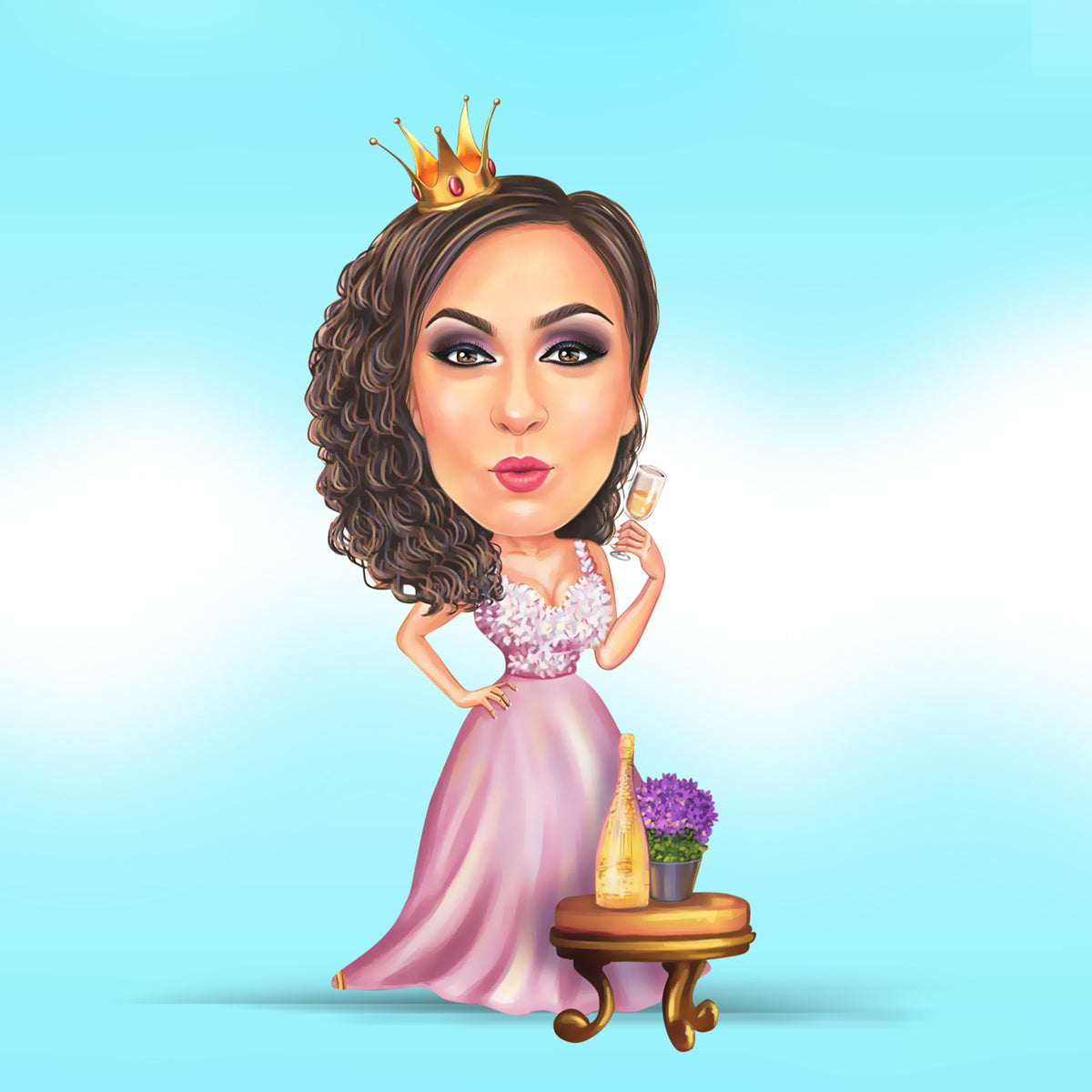 Girl Caricature 7
