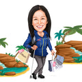 Girl Caricature 9