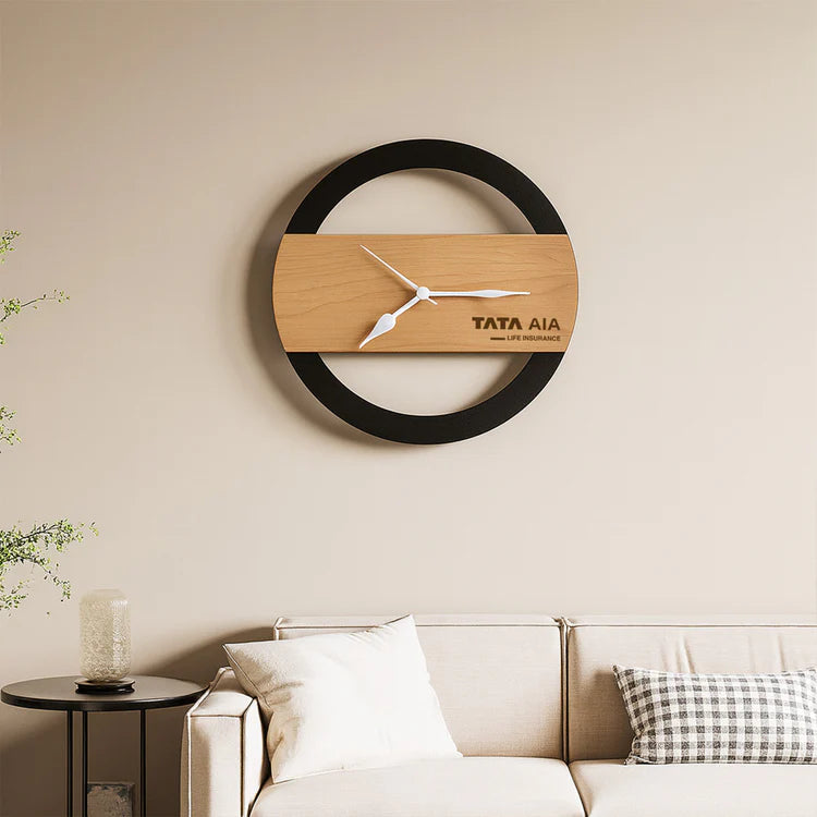 Personalised Wooden Wall Clock
