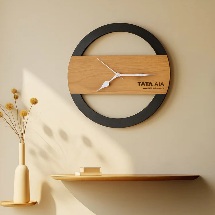 Personalised Wooden Wall Clock