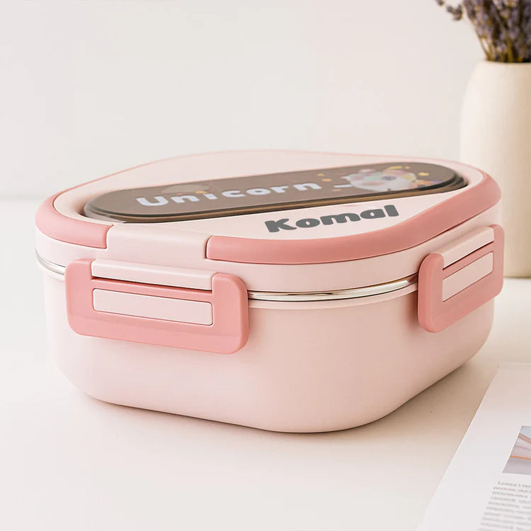 Personalized "Unicorn" Bento Lunchbox - PINK EDITION