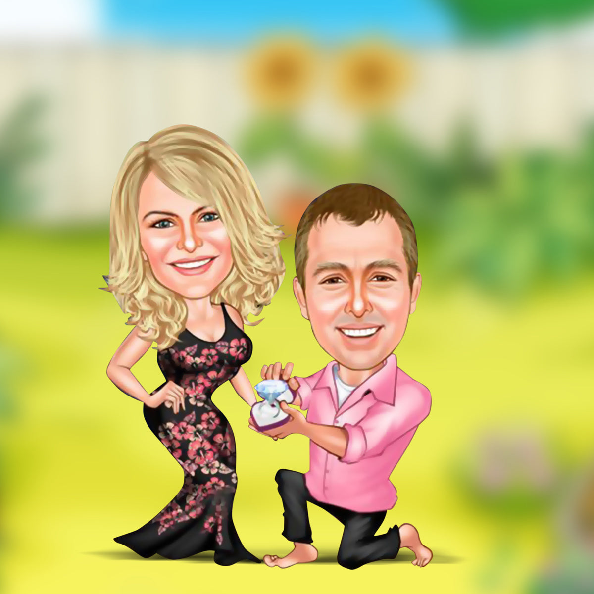 Couple Caricature 12