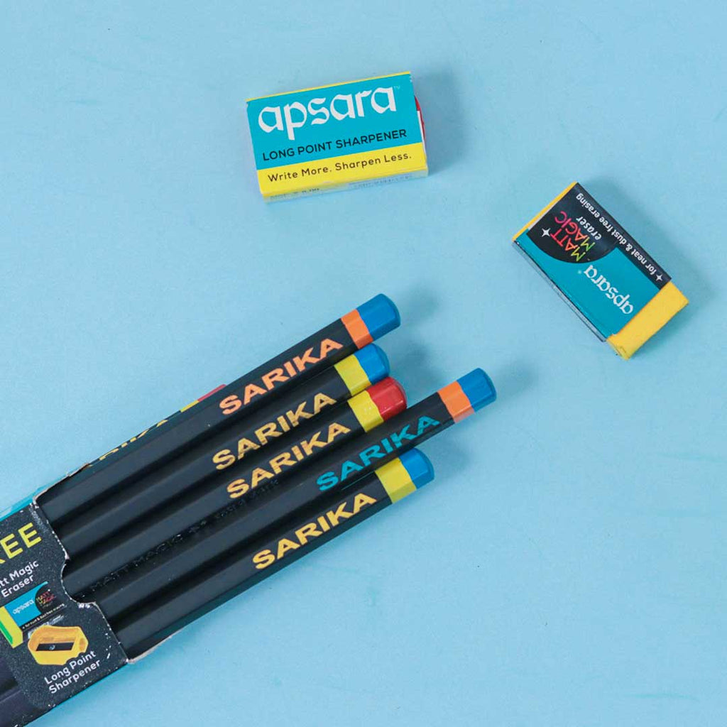 Personalised Apsara Matt Magic Pencils