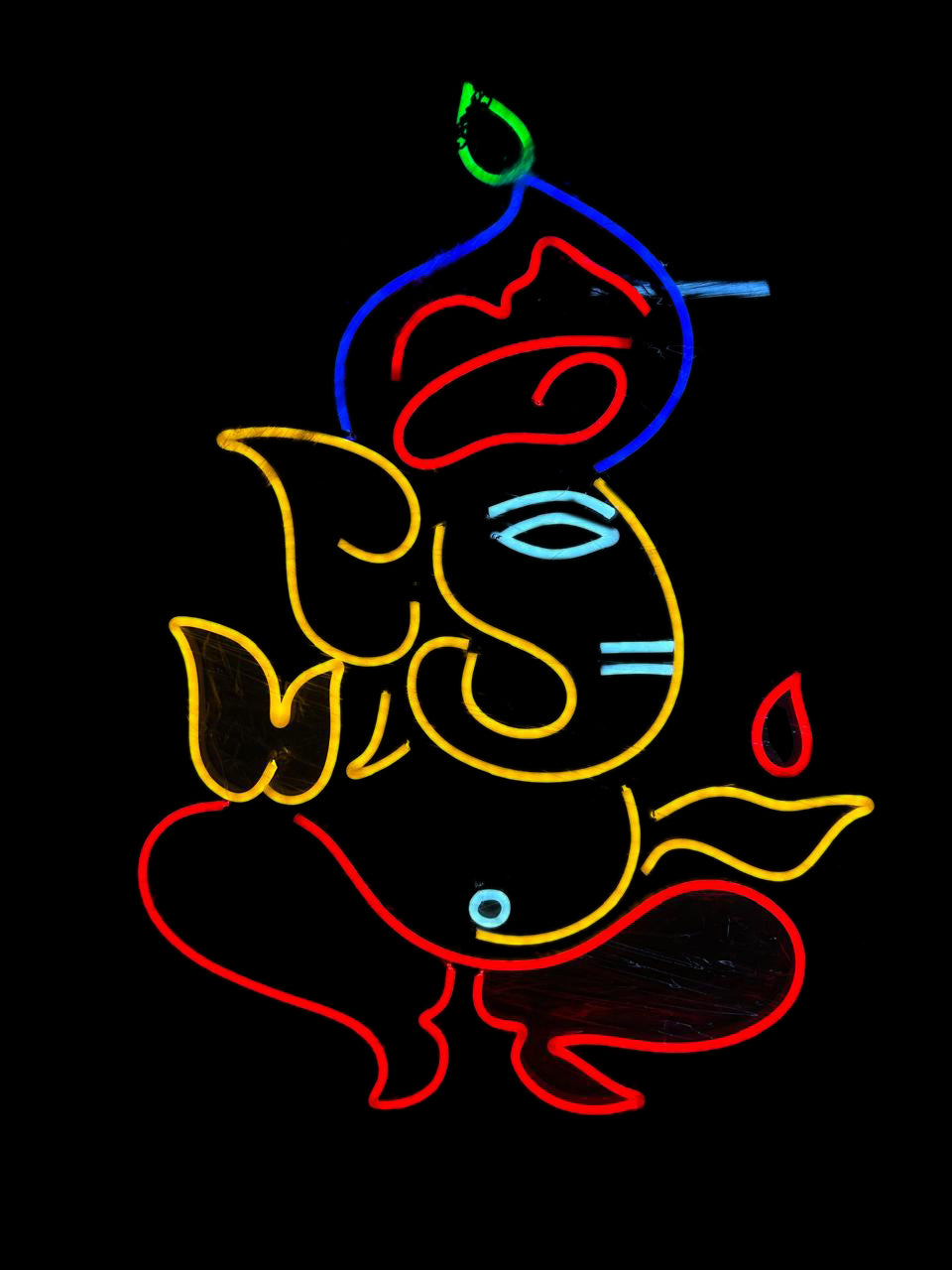✨ Customised LED Neon Lord Ganesha — Modern Devotion, Vibrant Energy
