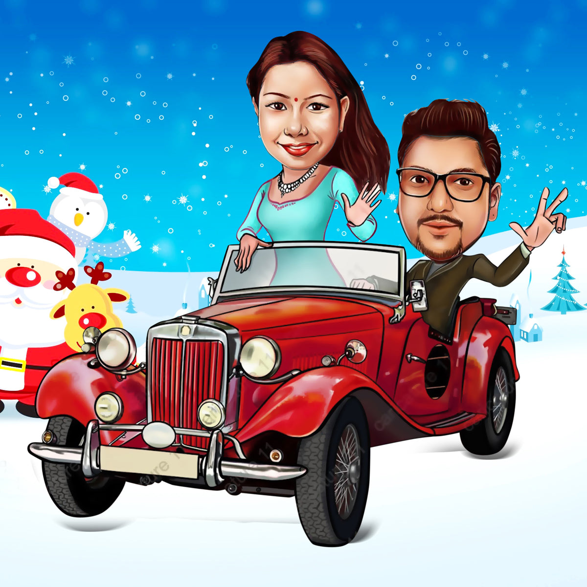 Couple Caricature 16