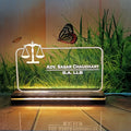 Personalized LED Advocate Nameplate
