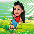 Girl Caricature 17