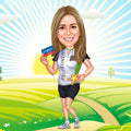 Girl Caricature 18