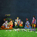 ✨ Makhan Leela Krishna Idol Set — A Divine Childhood Story Collection