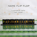 Interactive Personalized Flip-Flop Name Stand