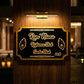 The Heritage Gold-Embossed Royal Name Plate