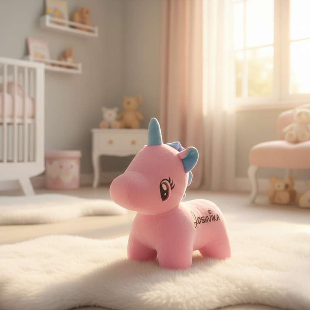 Personalized Pastel Unicorn Plush