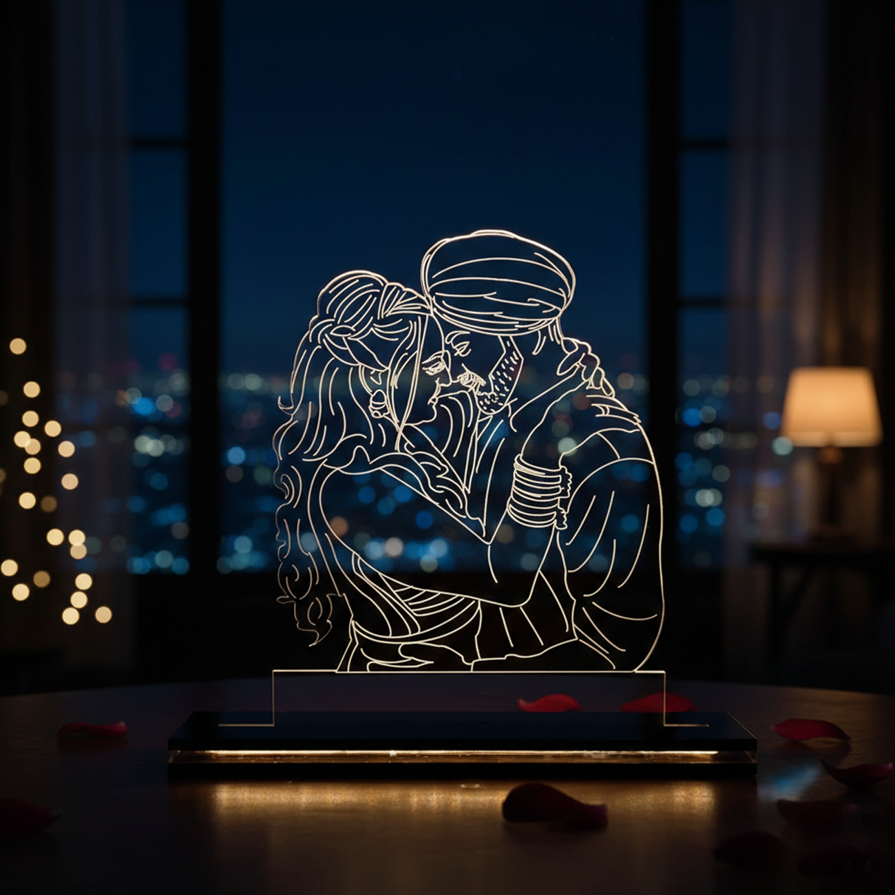 Custom Portrait 3d LED Lamp/Sketch