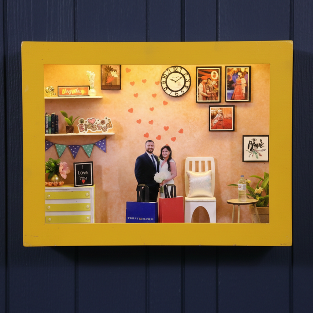 The Storyteller Box : 3d LED Miniature