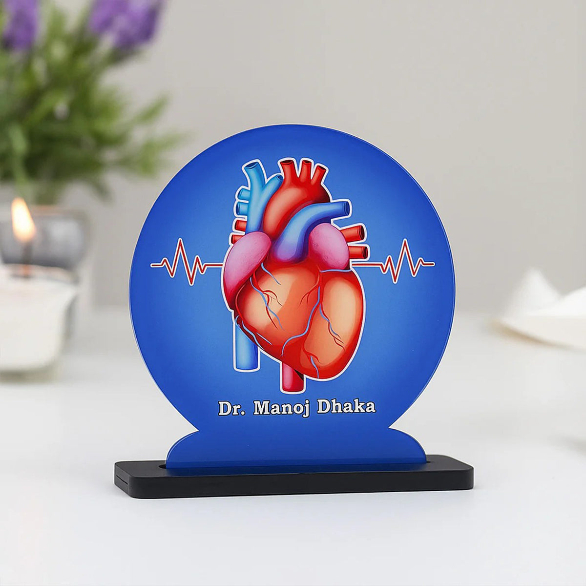 The Cardiologist’s Signature Acrylic Desk Plaque