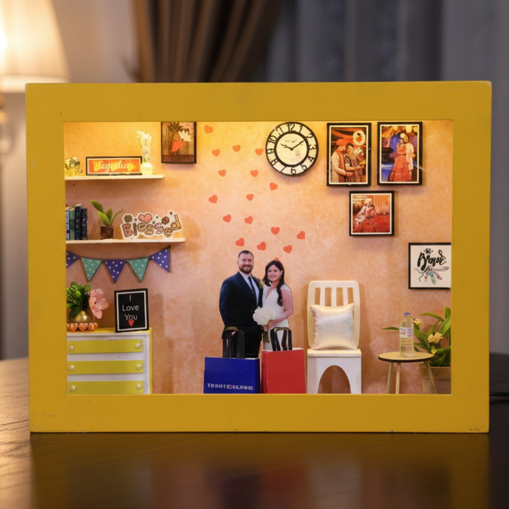 The Storyteller Box : 3d LED Miniature