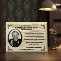 Custom  Natural Wooden Anniversary Frame