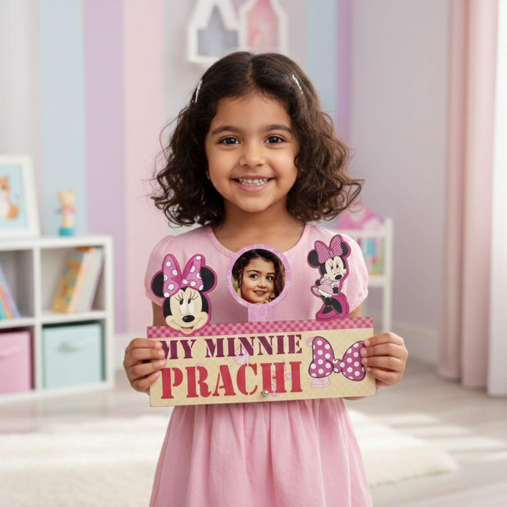 Custom Minnie Mouse Kids Decor