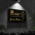 The "Divine Welcomes" Premium Acrylic Nameplate