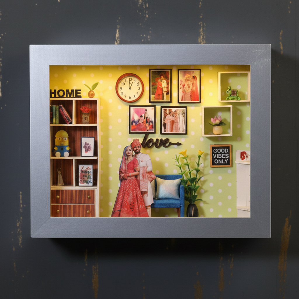 Wedding Bliss : 3d LED Miniature
