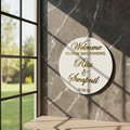Luxe Gold & White Commemorative Wall Art
