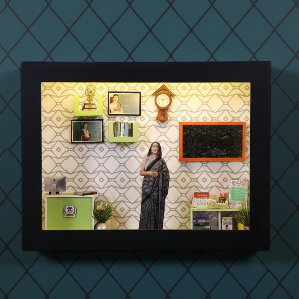 The Mentor’s Shadowbox: 3D LED Miniature Tribute Frame
