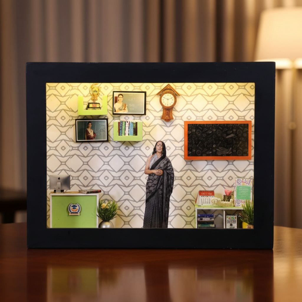 The Mentor’s Shadowbox: 3D LED Miniature Tribute Frame