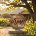 The Heritage Circle: Custom 3D Wood Family Name Plate
