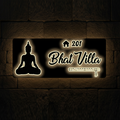 Zen Glow Custom Backlit Acrylic Nameplate