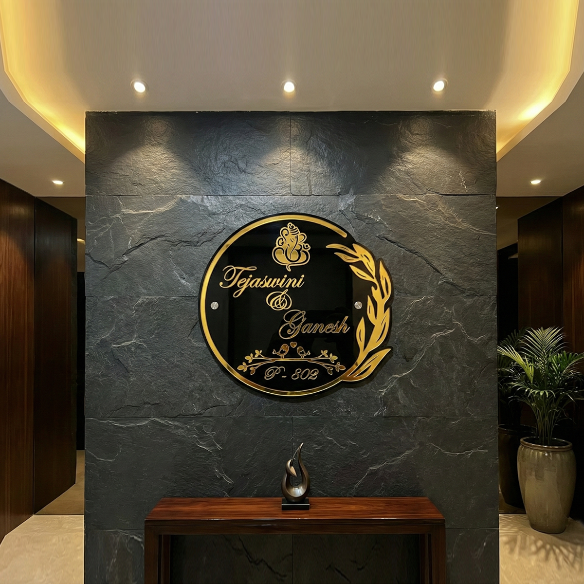 The Grand Entrance Nameplate