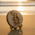 The "Eternal Grain" Engraved Wood Slice