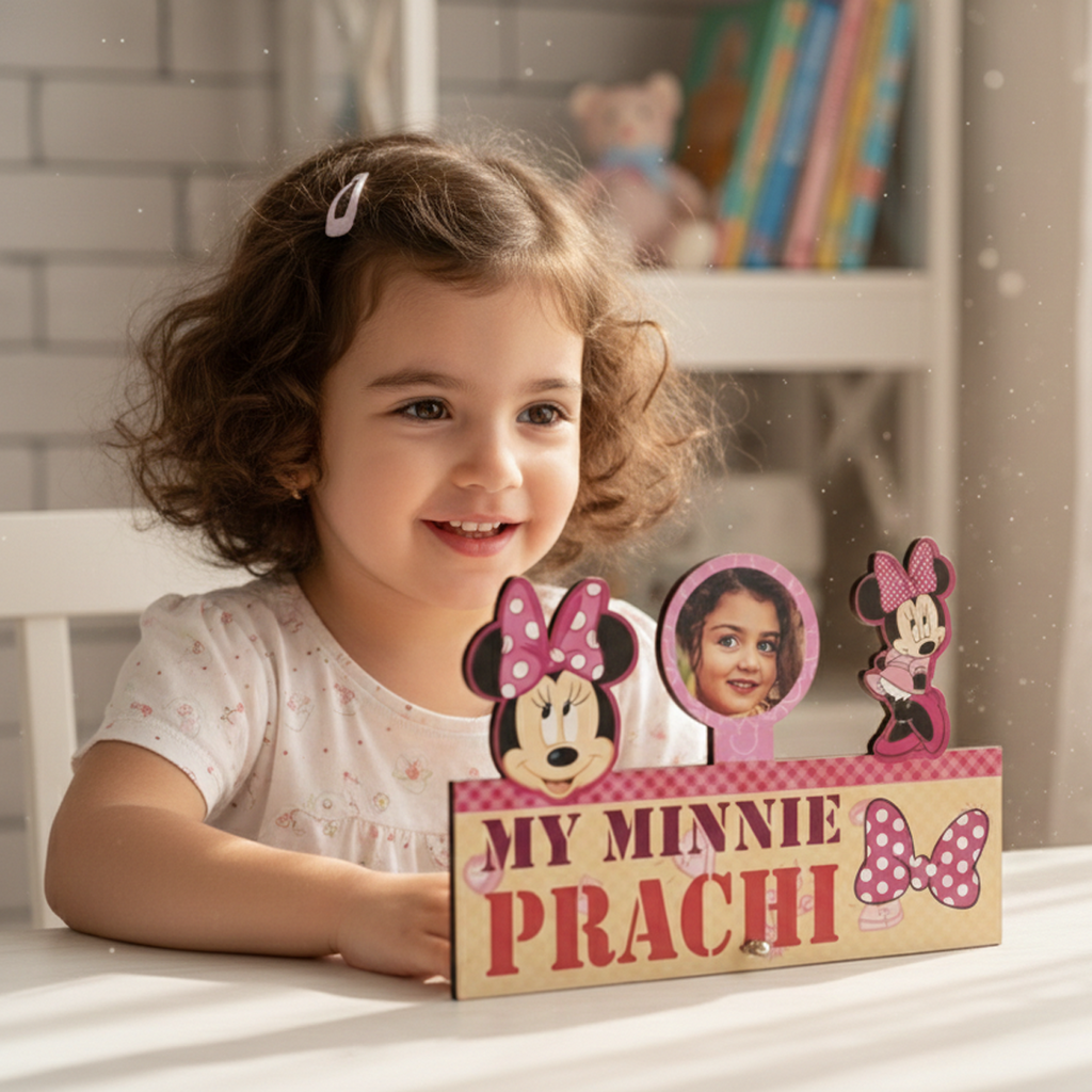 Custom Minnie Mouse Kids Decor