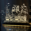 Jai Shree Ram Ayodhya Mandir LED Illusion Lamp