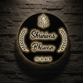 The "Divine Glow" Circular LED Name Plate