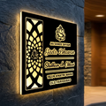 The "Glow-of-Ganesha" Premium LED Backlit Acrylic Nameplate