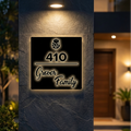 The Lumina Ganesha Custom LED Name Plate