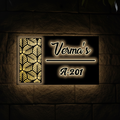 The "Lumina Leaf" Premium LED Nameplate