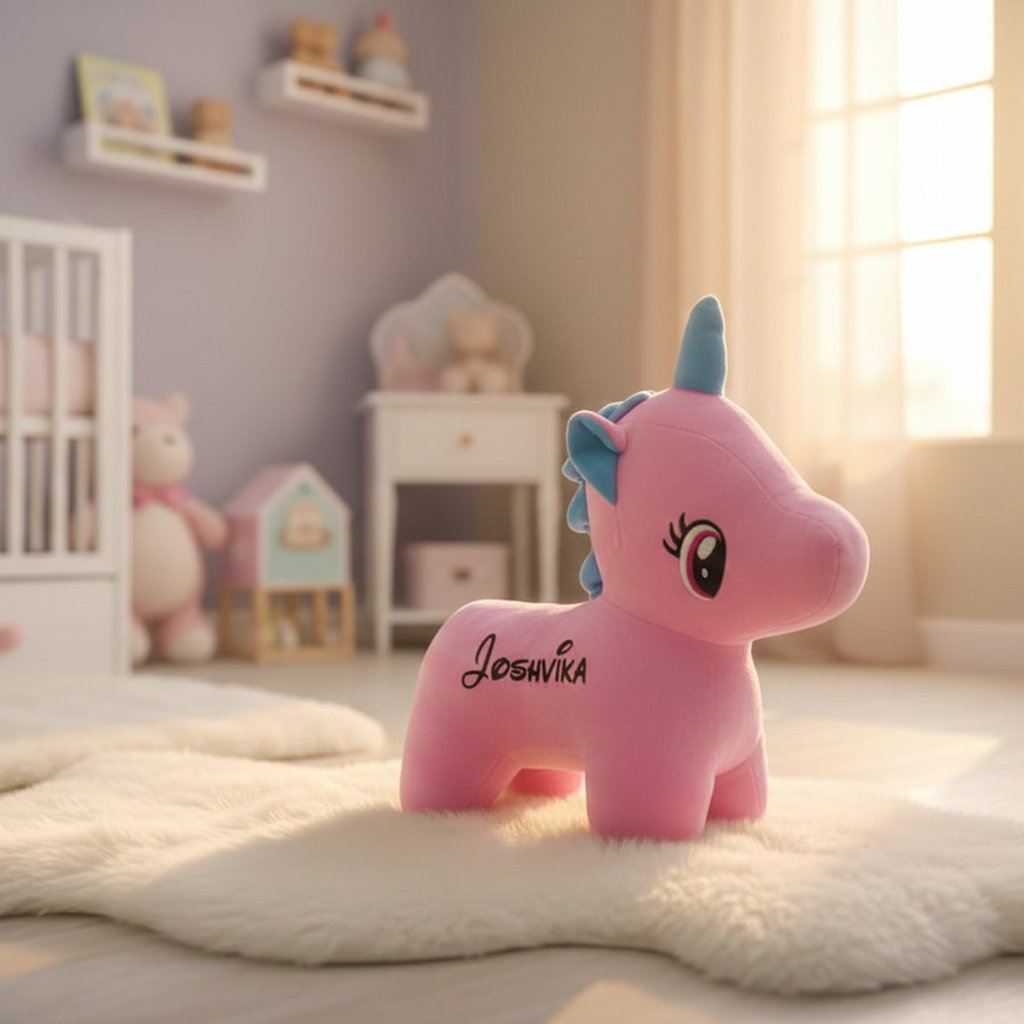 Personalized Pastel Unicorn Plush