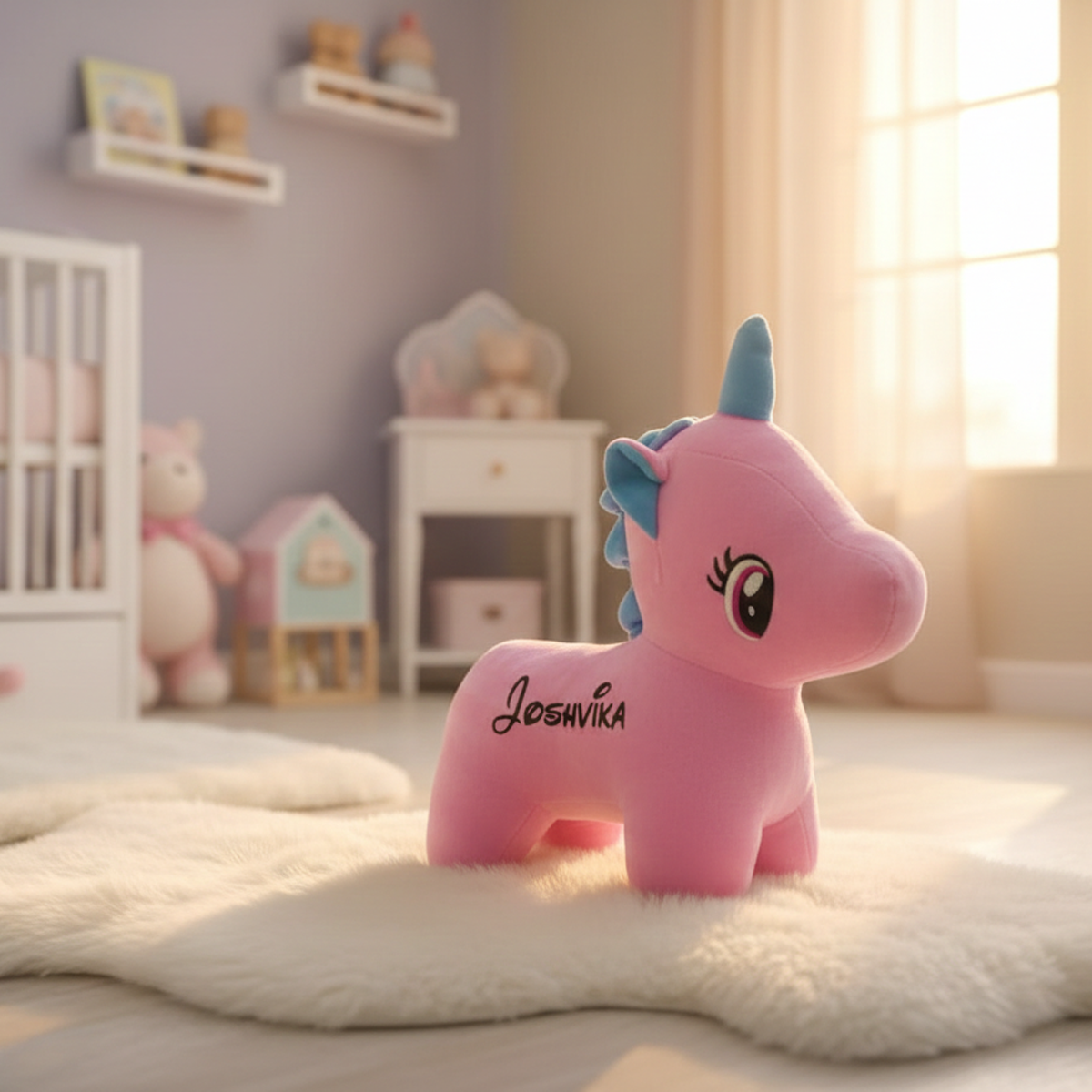Personalized Pastel Unicorn Plush