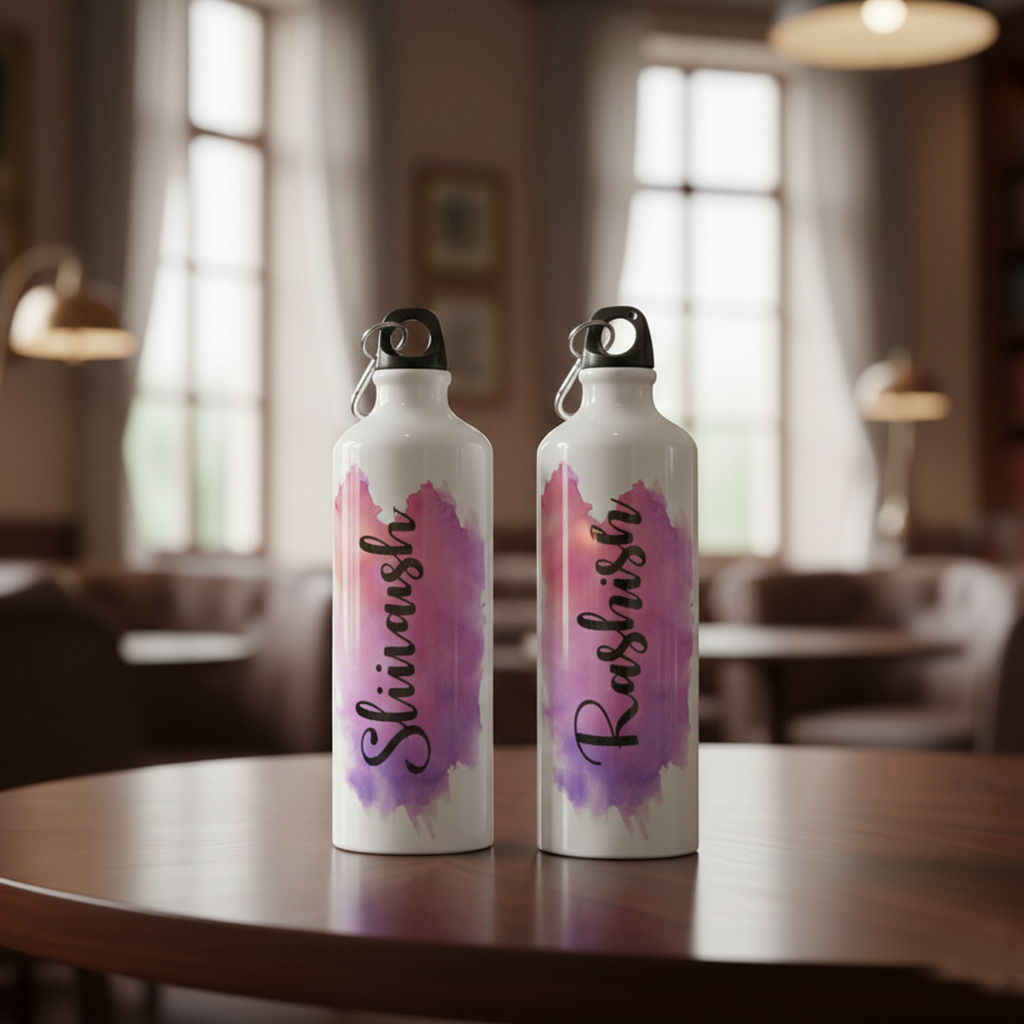 Personalized Watercolor Hydration Flask/Bottle
