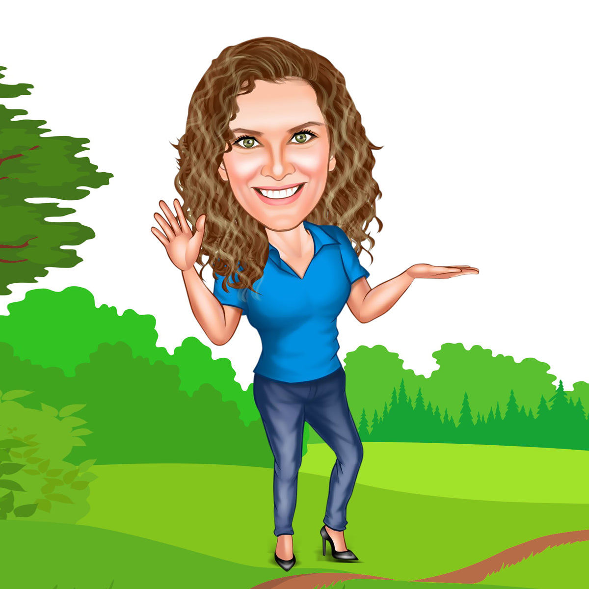 Girl Caricature 20