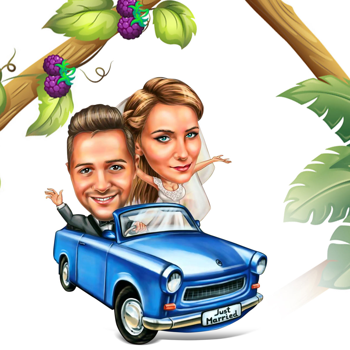 Couple Caricature 21