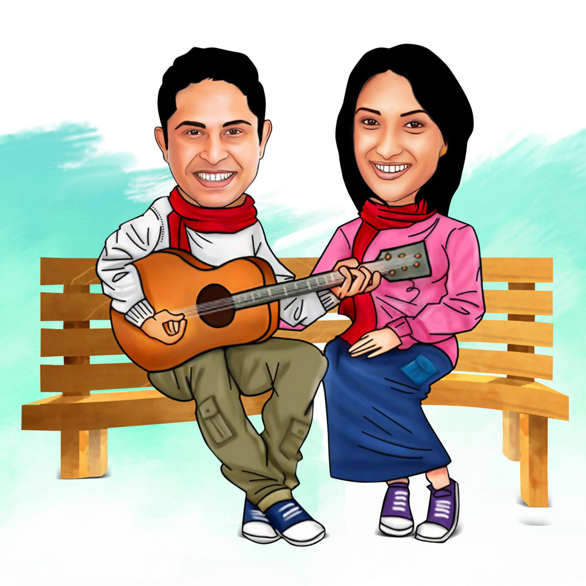 Couple Caricature 23