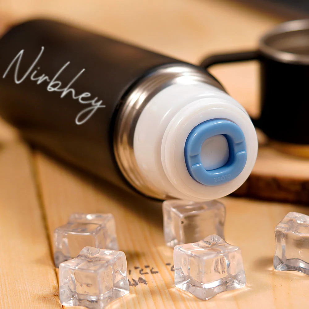 Personalised Vaccum Flask Set