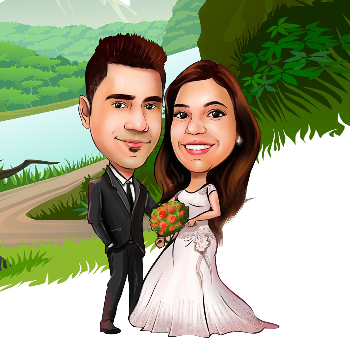 Couple Caricature 25