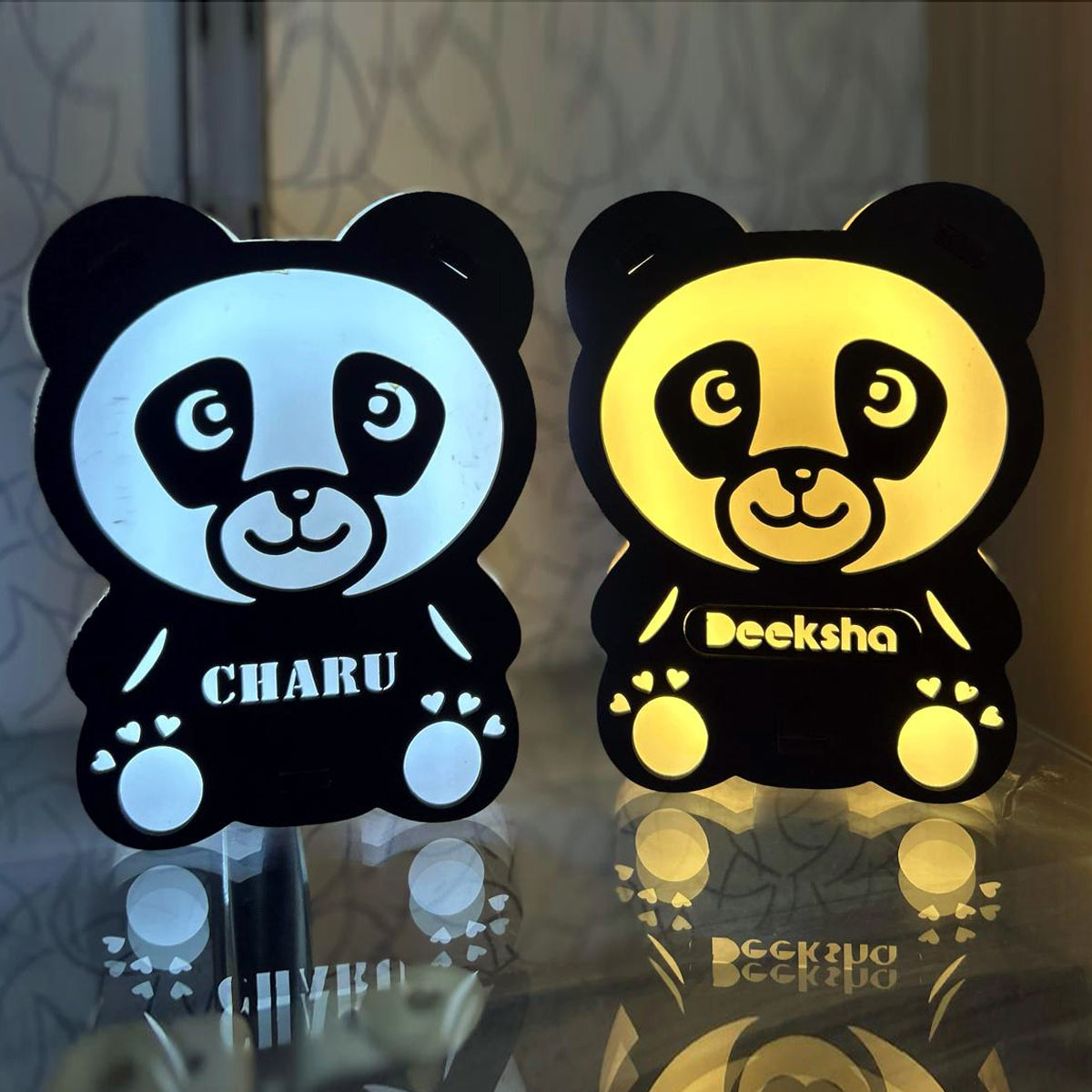 Personalized Panda LED Night Light
