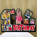 "One-derful Year" Custom Cut-Out Birthday Photo Frame